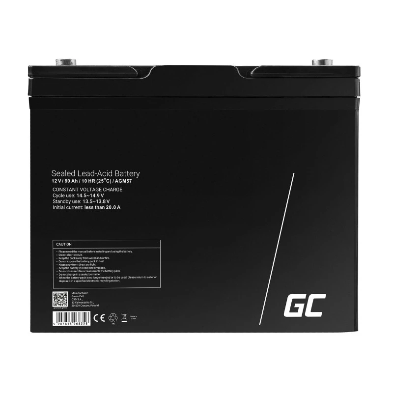 Batería AGM VRLA 12V 80Ah