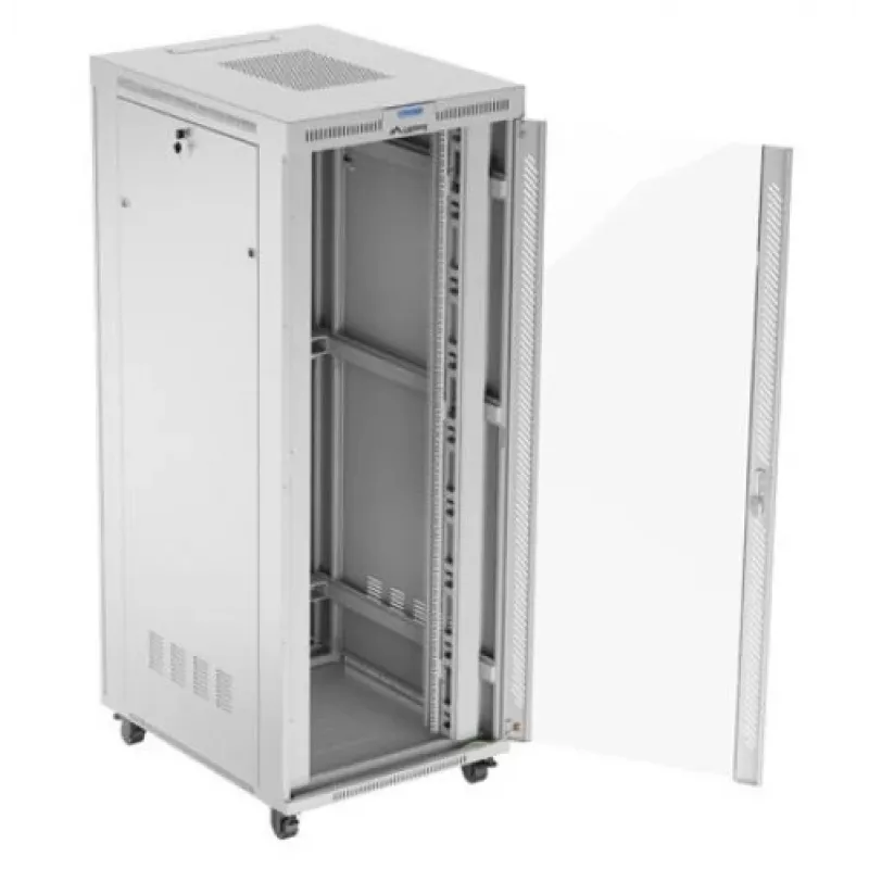 LANBERG 19 42U 800x1000 suelo puerta cristal LCD (FlatPack) gr (envío por agencia)