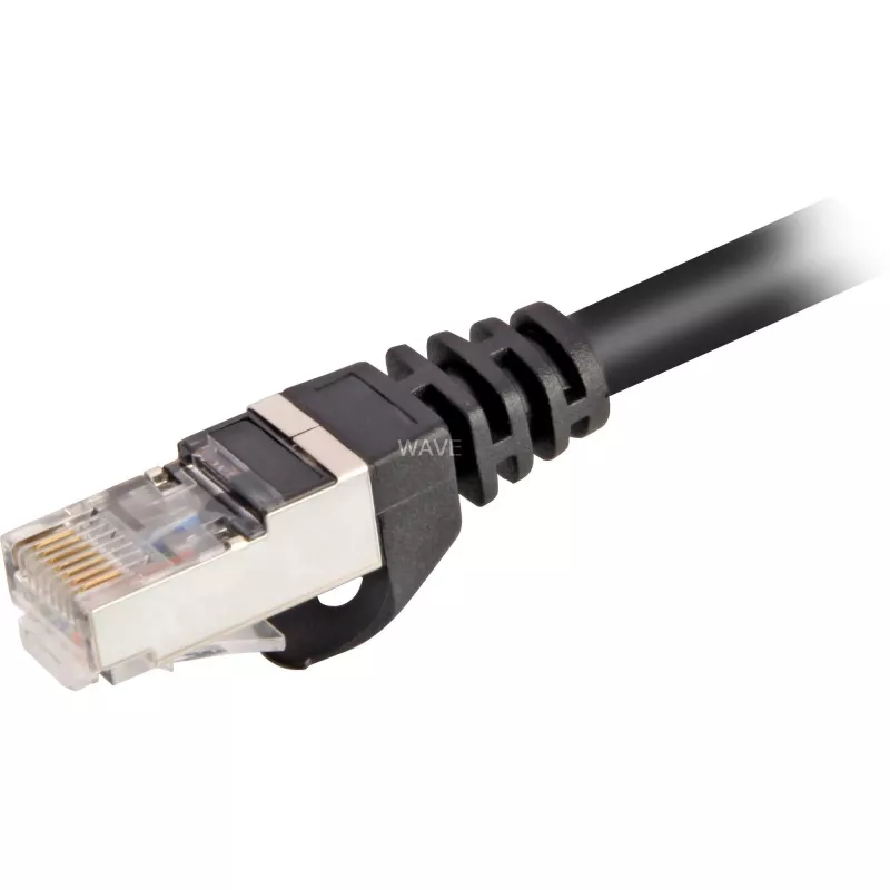 Cable de conexión Sharkoon RJ-45 Cat.6 SFTP, 2 m, negro