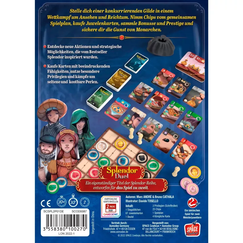 Splendor Duel, juego de mesa