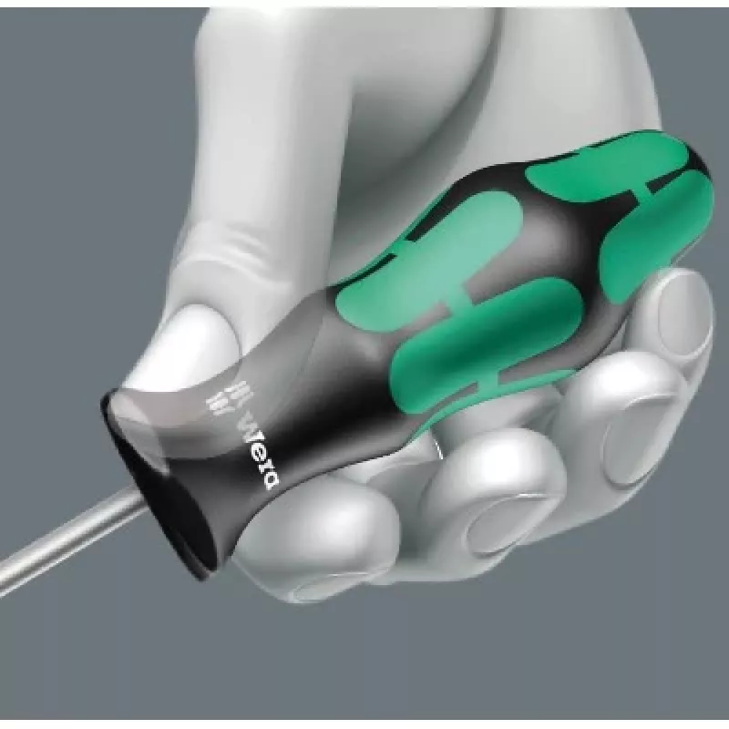 Wera 335/350/367/7 Kraftform juego de destornilladores con soporte, 7 uds., Lasertip, plano/Phillips/Pozidriv