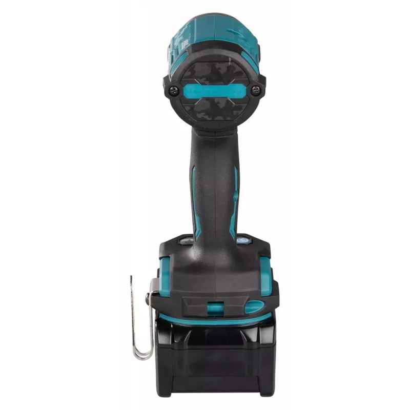 Makita TD002GD202 atornillador de impacto inalámbrico, 40 V XGT, sin escobillas, 220 Nm, hexagonal de 1/4", luz LED, con 2 baterías de iones de litio de 2,5 Ah, cargador rápido y maletín