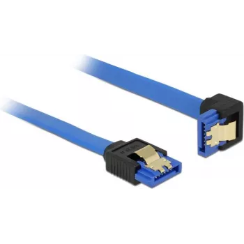 Cable SATA DeLOCK 85088 0,1 m SATA 7 pines negro azul