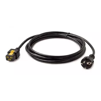Cable de alimentación APC, bloqueable C19 a CEE/7 Schuko, 3,0 m