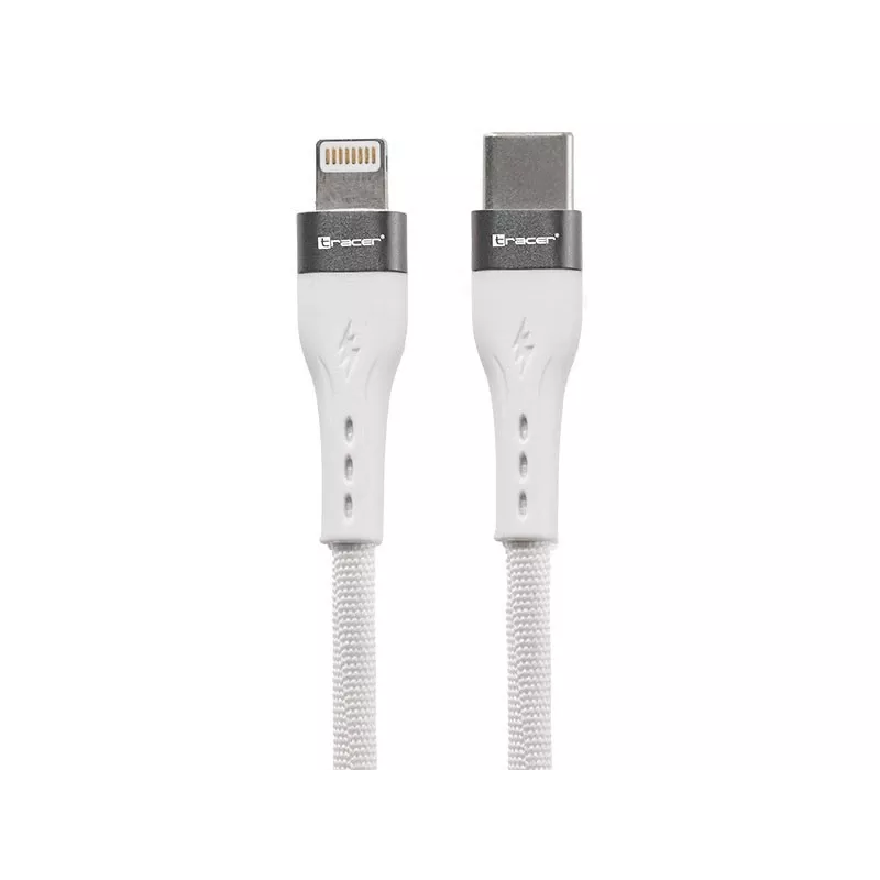 Cable Type-C - Lightning 1 m blanco