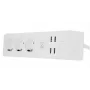 Regleta inteligente WiFi Tellur con 3 tomas AC y 4 puertos USB (4A)