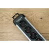 Regleta de enchufes Brennenstuhl 1391030200 3m 12 tomas de corriente para interior negro plata