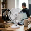Adler | AD 7302 | Ventilador de mesa | Blanco | Diámetro 23 cm | Número de velocidades 2 | Oscilación | 60 W | No