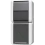 Toma de corriente JUNG 876 W, individual, 250 V 16 A, blanca, 75×58×151 mm