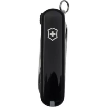 Navaja multiusos Victorinox NailClip 580 punta Spey negra — 8 herramientas, hoja de 6,5 cm