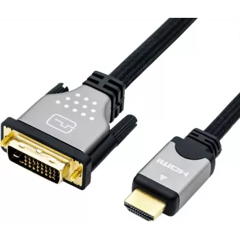 ROLINE 11.04.5876 adaptador de cable de vídeo 1,5 m HDMI Type-A (estándar) DVI-D negro - plateado (11.04.5876)