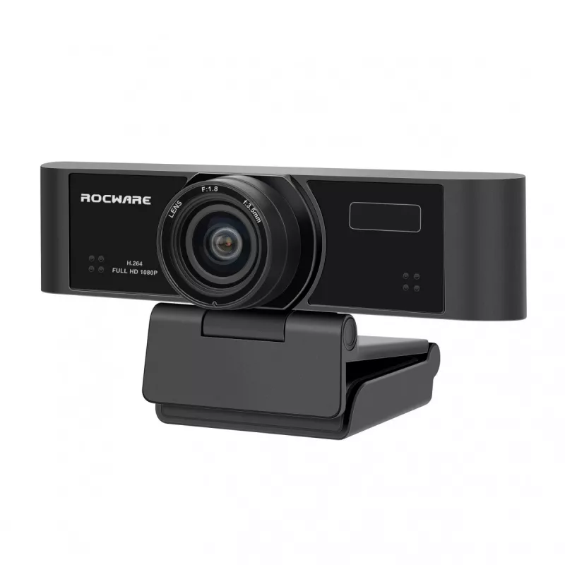 Cámara web ROCWARE RC15 resolución 720p con micrófono integrado