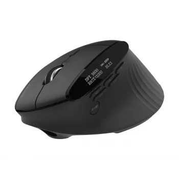 Acer Smart Fit ratón vertical HP.EXPBG.020, inalámbrico/Bluetooth 5.0, 8000 DPI, negro