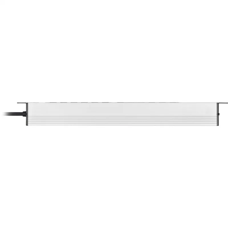 Alargador con regleta Brennenstuhl 1390007112 2 m 12 tomas de corriente interior negro plata
