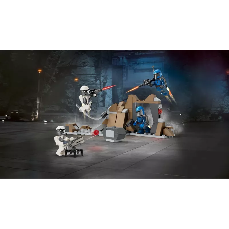 Juguete de construcción LEGO Star Wars Emboscada en Mandalore Battle Pack 75373 — 4 minifiguras, 109 piezas, Edad 6+