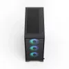 Caja de PC semitorre Fractal Design Pop 2 Air negra sólida — compatible con ATX, 3 ventiladores frontales de 120 mm, bahías de 2,5/3,5
