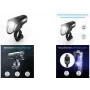Faro de bicicleta FISCHER 007790 100 Lux LED, a pilas, negro