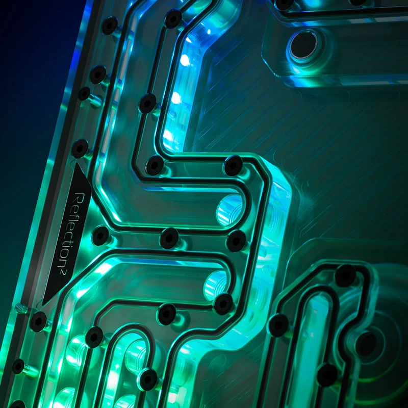 EK Water Blocks EK-Quantum Reflection² PC-O11D EVO D5 PWM D-RGB – acrílico