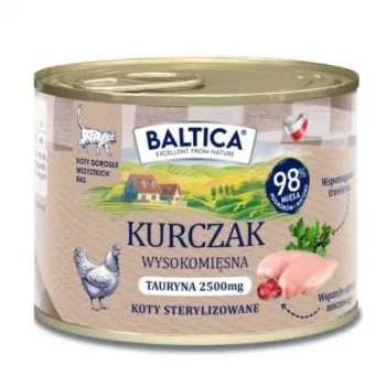 BALTICA Sabores regionales Pollo - Comida húmeda para gatos - 185 g