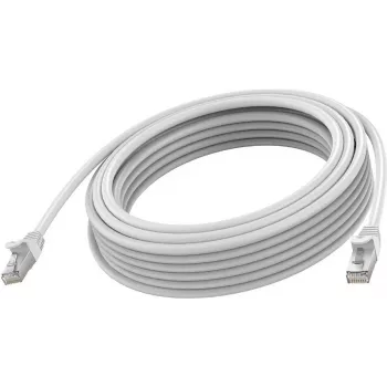 Vision - Cable de red - RJ-45 (M) a RJ-45 (M) - 5,0m - 6,2 mm - STP - CAT 6a - Moldeado, Snagless - Blanco (TC 5MCAT6A)