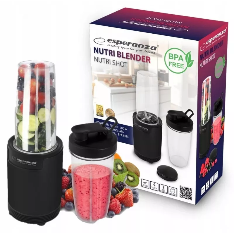 Batidora de vaso Esperanza EKM029 negra