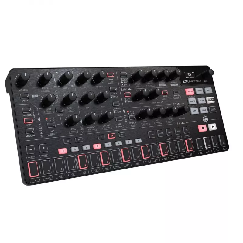 Analizador Sintetizador ik multimedia Uno Synth Pro X — 8 voces de polifonía, módulo de sobremesa