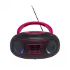Denver TCL-212BT PINK reproductor de CD portátil negro, rosa