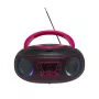 Denver TCL-212BT PINK reproductor de CD portátil negro, rosa