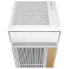 Caja de PC de sobremesa DeepCool CL6600 WH — blanca, compatible con fuentes ATX/PS2/SFX/SFX-L, 140 mm frontal, 120/140 mm superior/trasero, unidades de 2,5