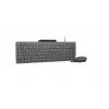 Conjunto de teclado y ratón con cable Lenovo 310 (inglés US) — teclado de tamaño completo, cable de 1,8 m, ratón óptico ambidiestro de 2000 DPI