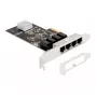 Tarjeta DeLOCK PCI Express x4 4 x RJ45 Gigabit LAN RTL8111 - PCIe - RJ-45 - PCIe 2.0 - plata - PC - Windows 10 - Windows 11 - Windows 8.1 (88618)