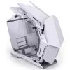 Torre mini Micro-ATX Jonsbo MOD3 Tempered Glass White, caja de PC con soporte Mini-ITX/Micro-ATX