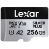 Tarjeta de memoria microSD 256GB C10 A2 U3 V30 205/150MB/s Silver Plus