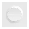 Interruptor inteligente de pared de dos canales Sonoff MINI-2GS-E — relé empotrable compacto para dos circuitos, compatible con Matter
