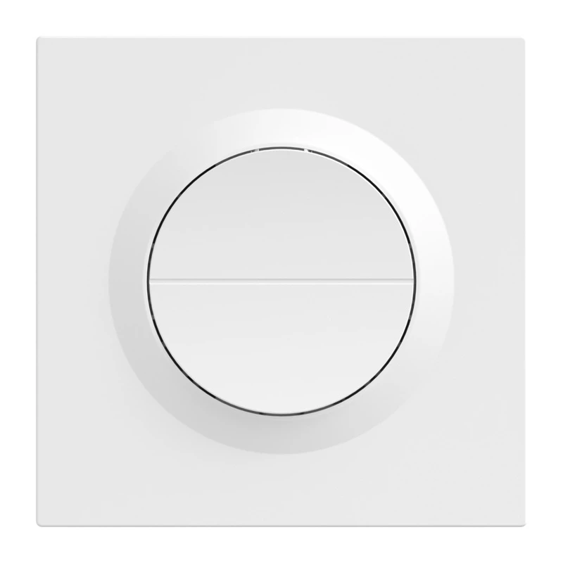 Interruptor inteligente de pared de dos canales Sonoff MINI-2GS-E — relé empotrable compacto para dos circuitos, compatible con Matter