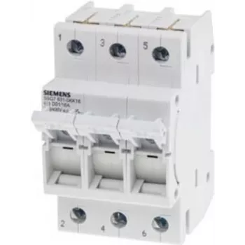 Interruptor seccionador de carga Siemens 5SG76310KK16 tamaño de fusible D01 16 A 400 V