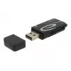 Lector de tarjetas DeLOCK Mini USB 2.0 con ranura SD y micro-SD