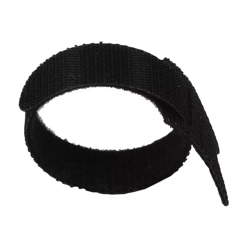 Synergy 21 S215682 - brida con cierre de velcro - nailon - polipropileno (PP) - negro - 15 cm - 20 mm - 1 mm