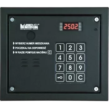 Portero automático de audio Laskomex CP-2503R negro con lector de llave RFID