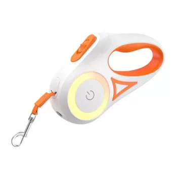 Correa retráctil automática Rojeco RSSQYSFG3M-06 — 3 m, naranja