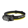 Nitecore HC70 UHE linterna frontal, 1600 lm, 6 LED, IP68, recargable por USB, aluminio, 172 g, negra