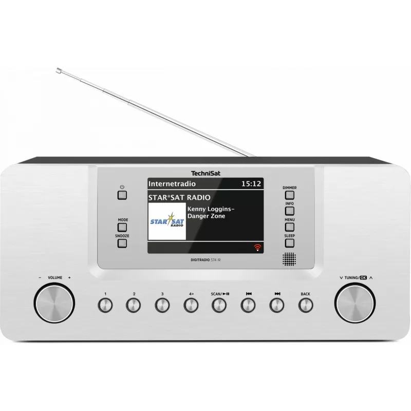 TechniSat DigitRadio 574 IR - sistema de audio - 2 x 5 vatios - plata (0001/2951)