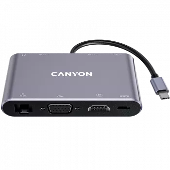 Canyon DS-14 - Estación de acoplamiento - USB-C - VGA, HDMI