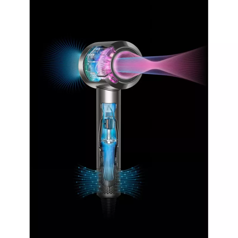 Dyson Supersonic Straight+Wavy HD07 Secador de pelo, Azul de Prusia / Cobre (113277-01)