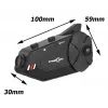 Headset FreedConn R1 PLUS E intercomunicador Bluetooth para moto, Bluetooth 5.0+EDR, alcance 1000 m, IP65, FM, vídeo 1080p, 30 h de conversación