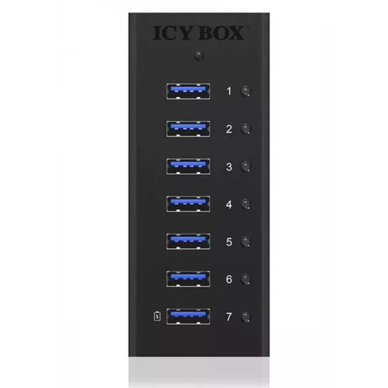 ICY BOX IB-AC618 USB 3.2 Gen 1 (3.1 Gen 1) Type-B 5000 Mbit/s negro