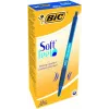 Bolígrafo BIC SOFTFEEL CLIC 0,32 mm, azul, caja 12 uds. 914346