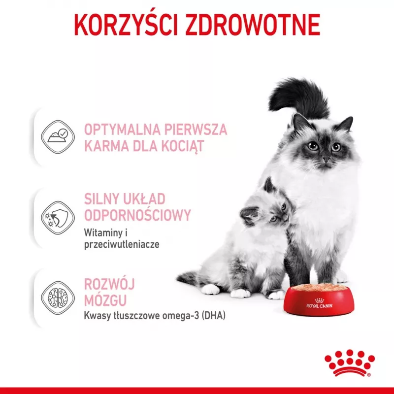 Royal Canin BABYCAT INSTINCTIVE - Comida húmeda para gatos - 195 g