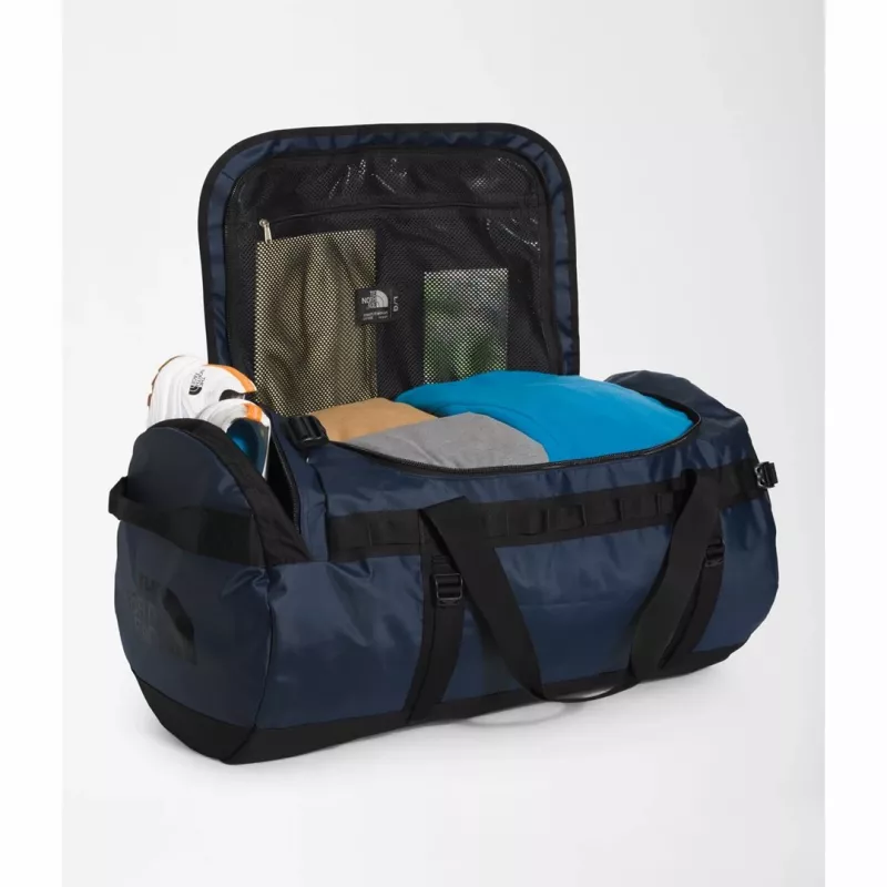 Bolsa de viaje The North Face Base Camp Duffel L 95 L poliéster negro, navy