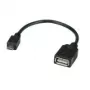 VALUE Cable USB 2.0, USB 2.0 Tipo Micro B - Tipo A H, OTG 0,15 m (11.99.8311)